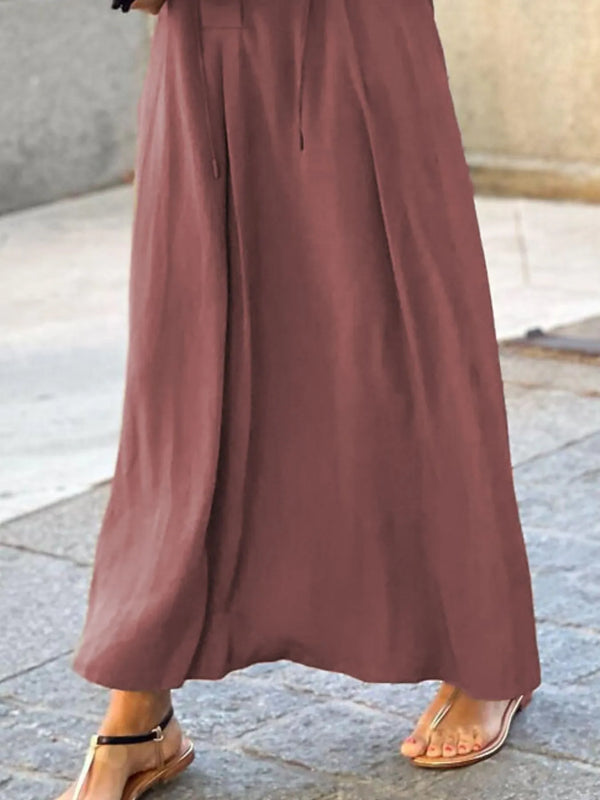 Solid Color Maxi Shirt Dress - product image 9