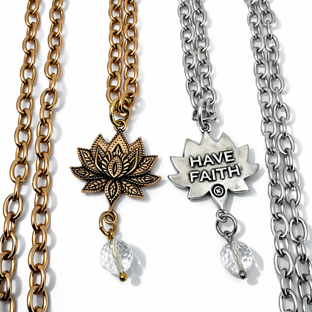 Katia Faith & Worthy Necklace Set – Have Faith Lotus Essential Necklace Main image