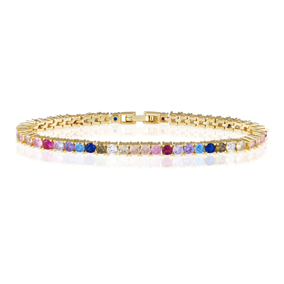 Rainbow Tennis Bracelet Main image