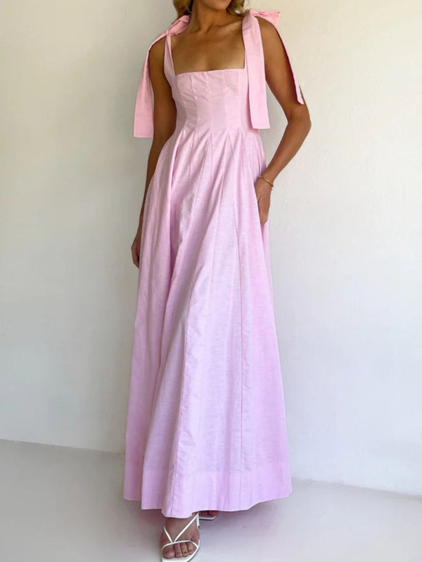 Gradient Tie Shoulder Maxi Dress - product image 9