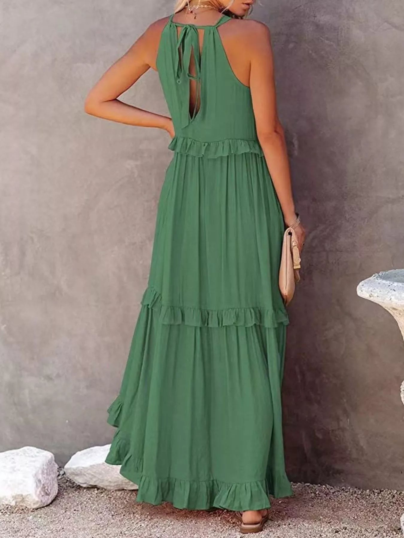 Ruffled Tiered Sleeveless Maxi Dress - product image 6
