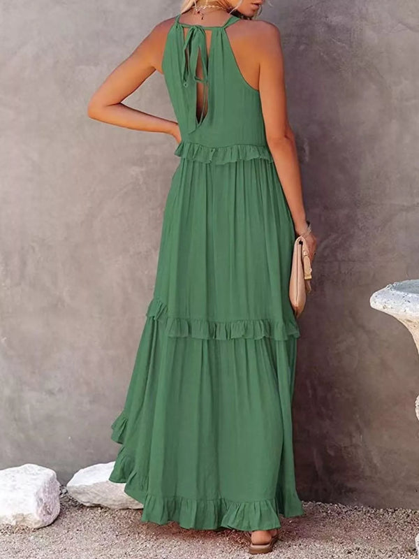 Ruffled Tiered Sleeveless Maxi Dress - product image 6