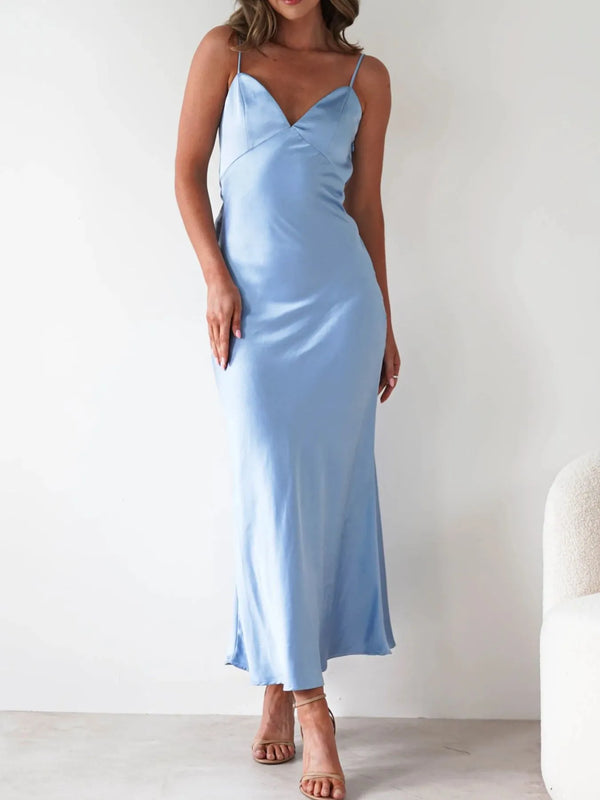 Satin Backless Cami Dress - product image 2