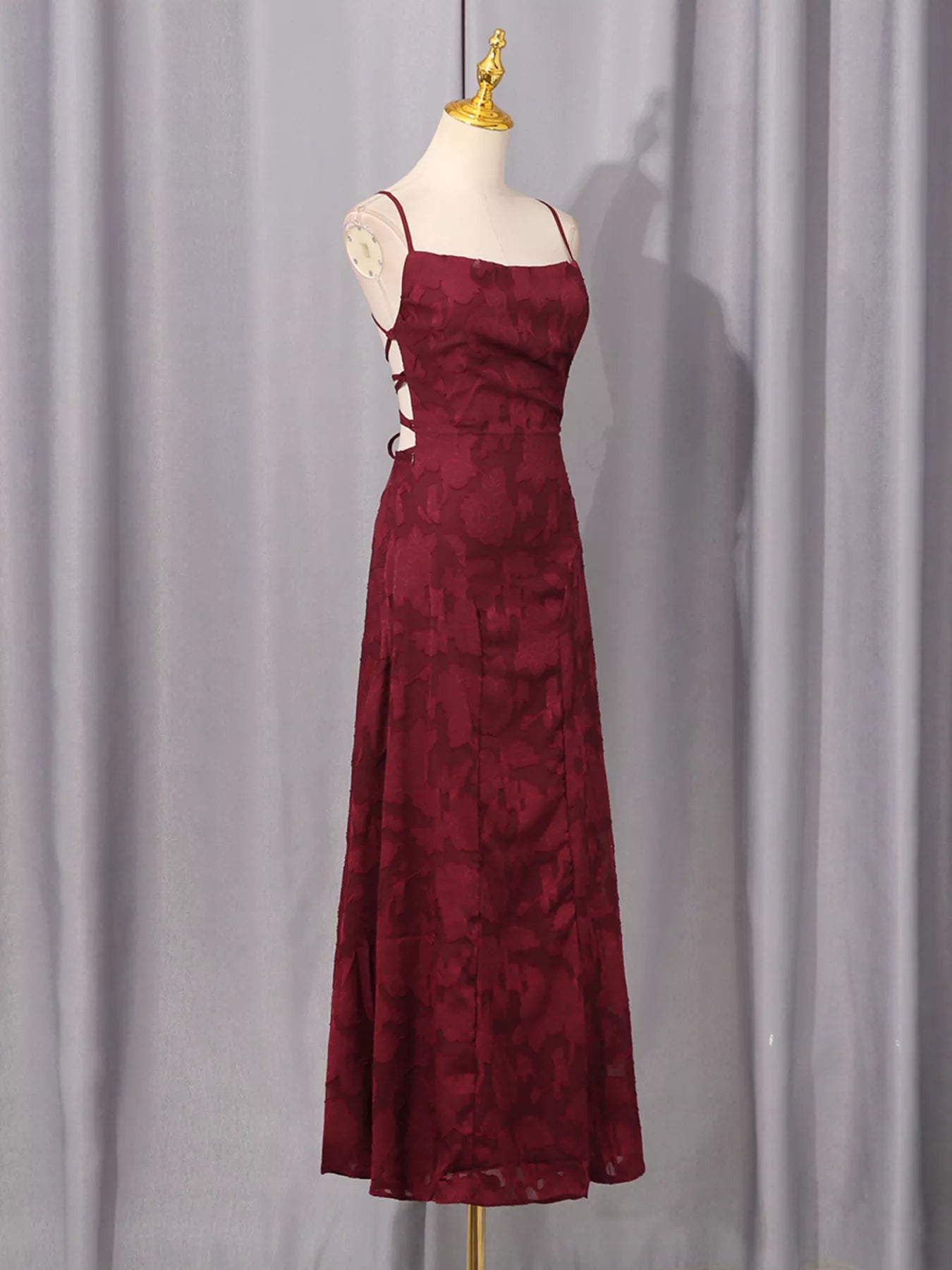 Lace Spaghetti Strap Maxi Dress - product image 5
