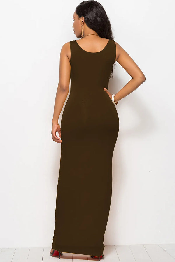 Scoop Neck Wide Strap Maxi Dress - product image 11
