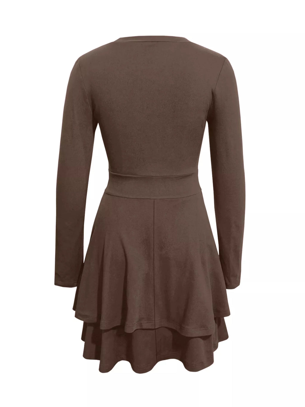 V-Neck Layered Ruffle Mini Dress - product image 12