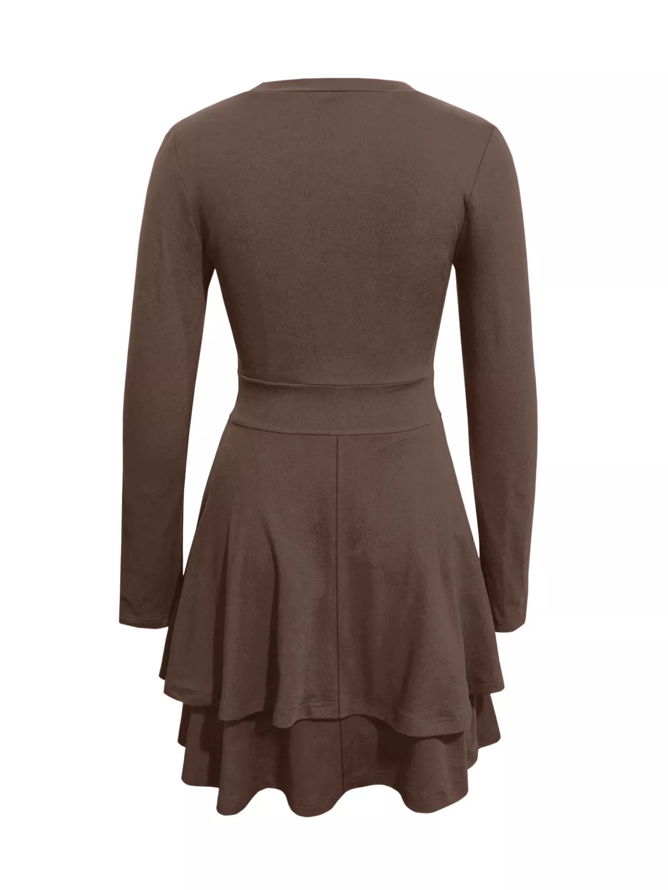 V-Neck Layered Ruffle Mini Dress - product image 12