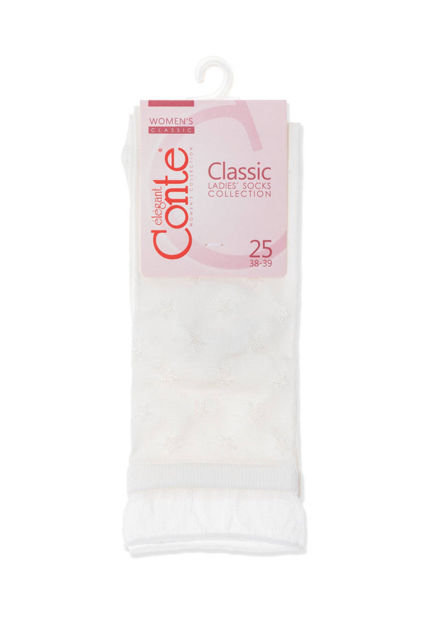 Conte Socks Classic - 491 Decorative Transparent Mesh