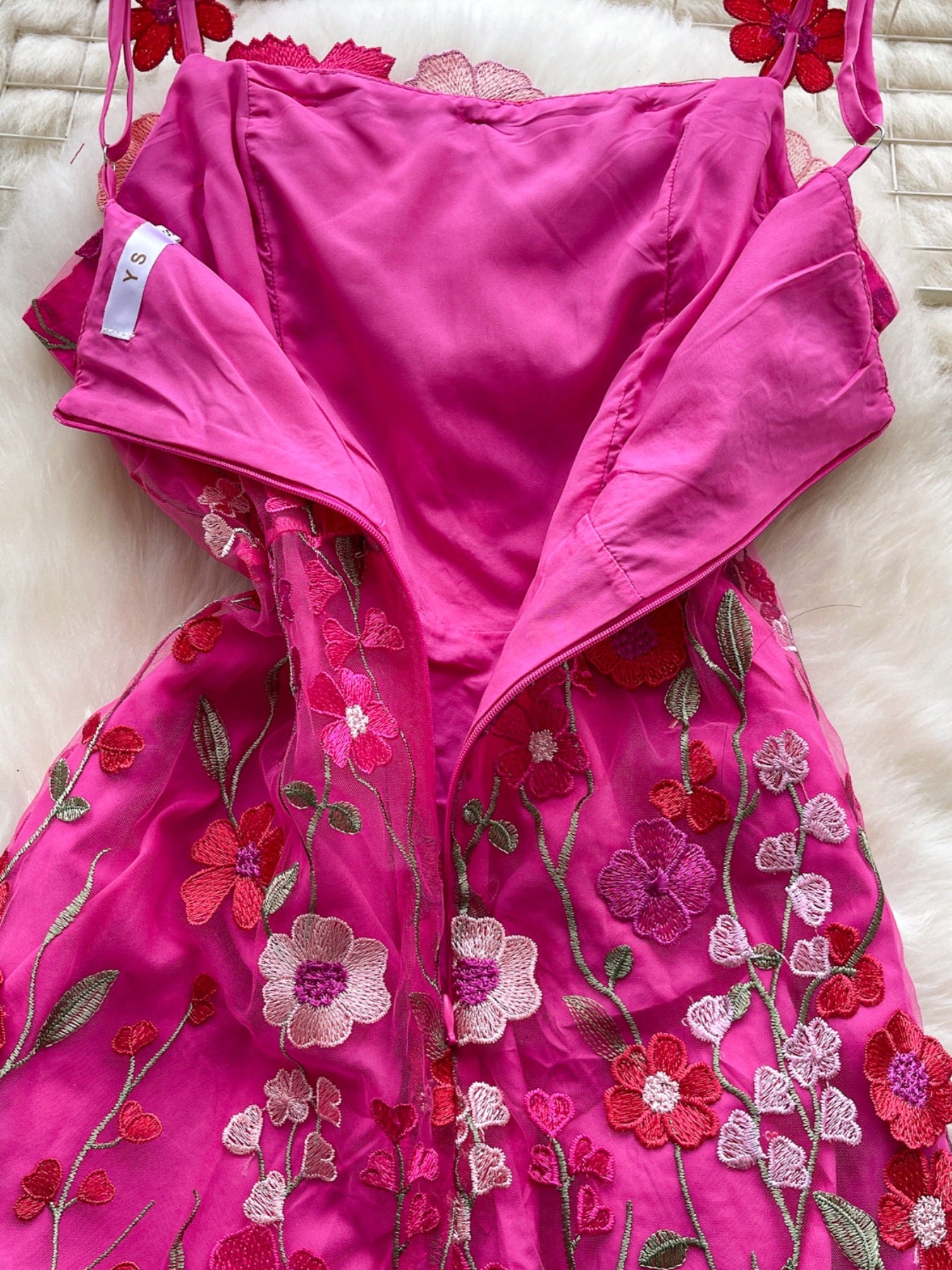 Floral Tie Waist Mini Dress view 9 - Shopiebay