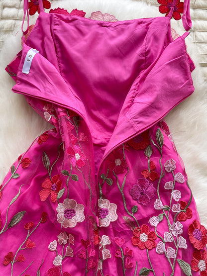 Floral Tie Waist Mini Dress view 9 - Shopiebay