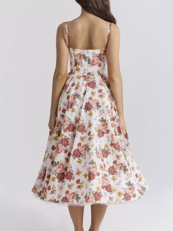 Sweetheart Neck A-Line Midi Dress - product image 19