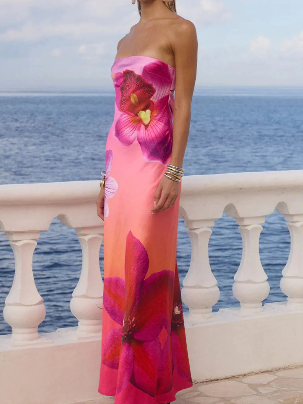 Printed Tube Maxi Dress - product image 25