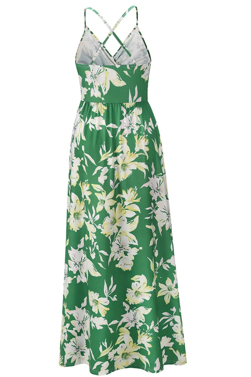 Crisscross Printed Surplice Cami Dress view 11 - Shopiebay