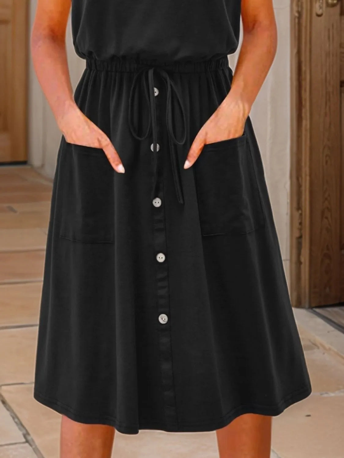 Round Neck Sleeveless Tank Dress - product image 9