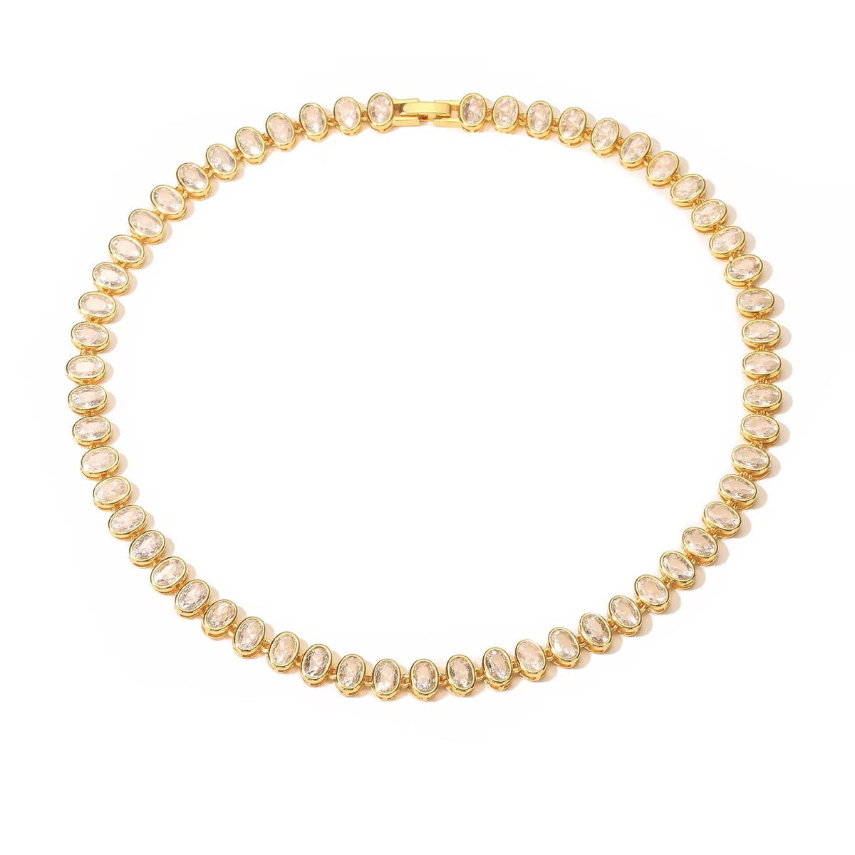 Oval Bezel Tennis Choker Main image