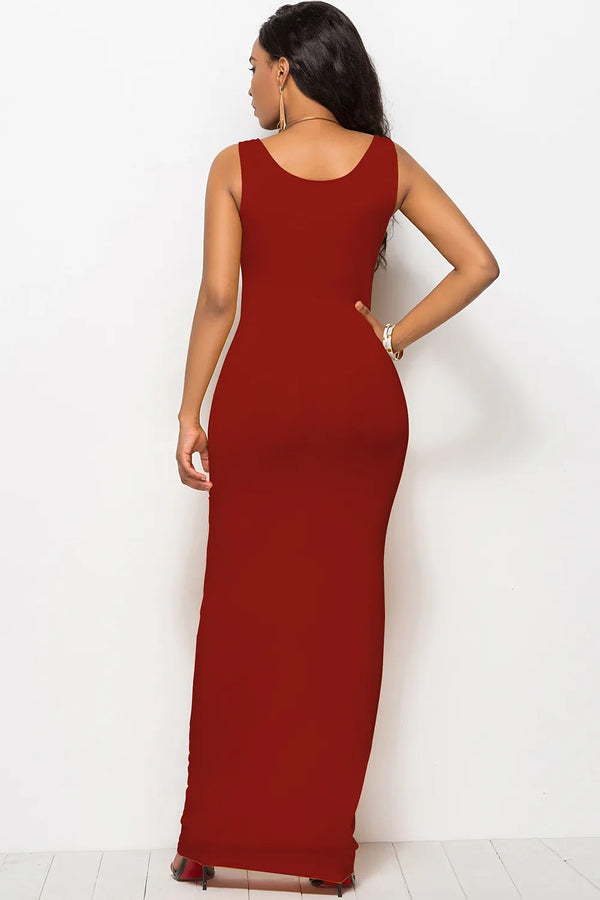 Scoop Neck Wide Strap Maxi Dress - product image 32