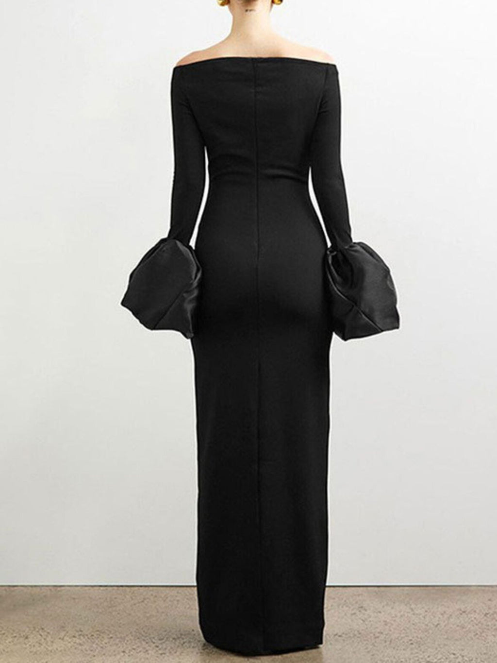 Off-Shoulder Flounce Sleeve Maxi Dress - product image 3