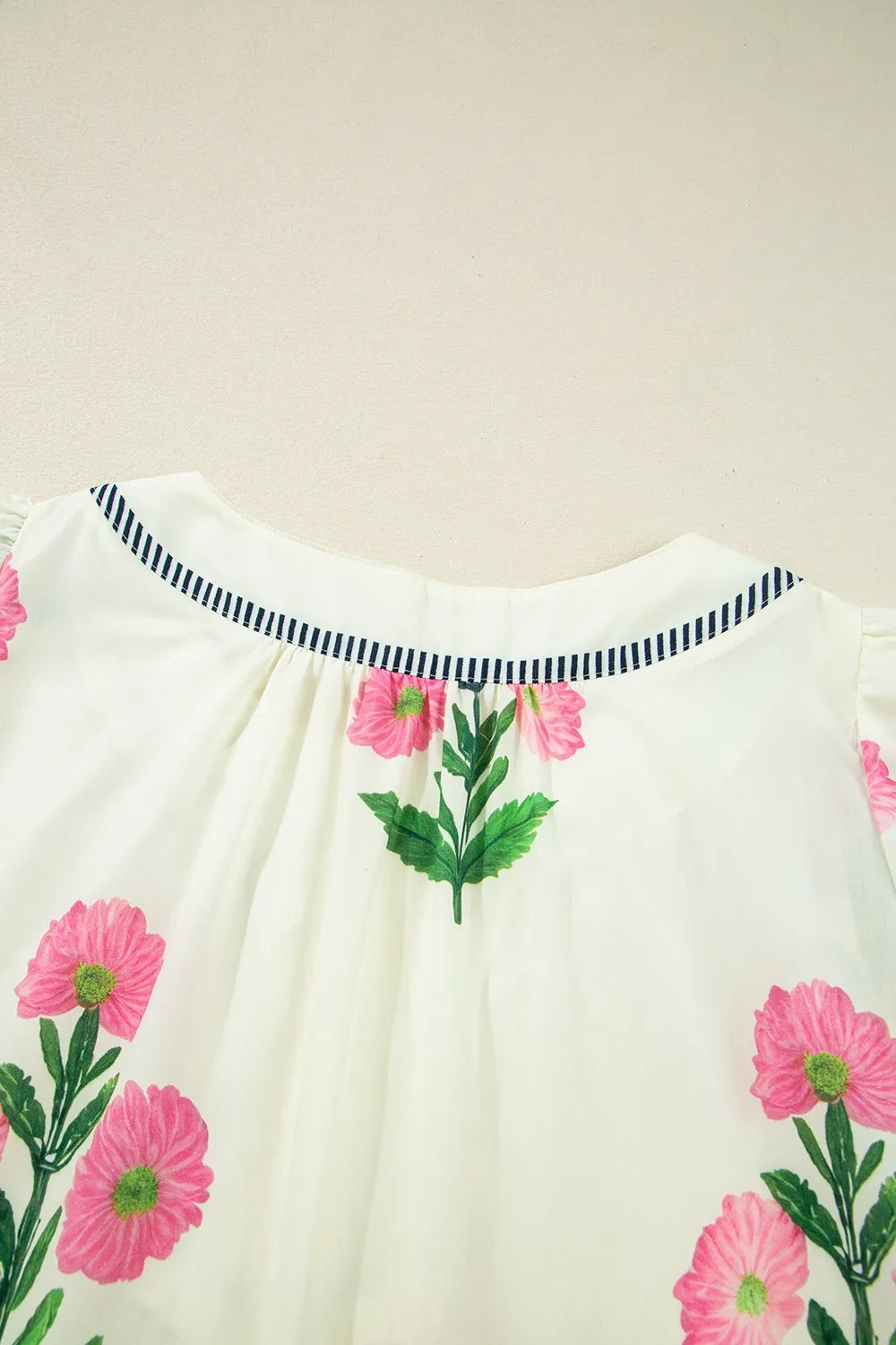 Floral Print Flutter Sleeve Summer Mini Dress view 9 - Shopiebay