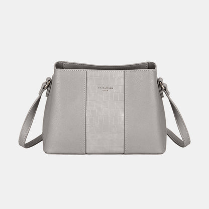 David Jones PU Leather Crossbody Bag