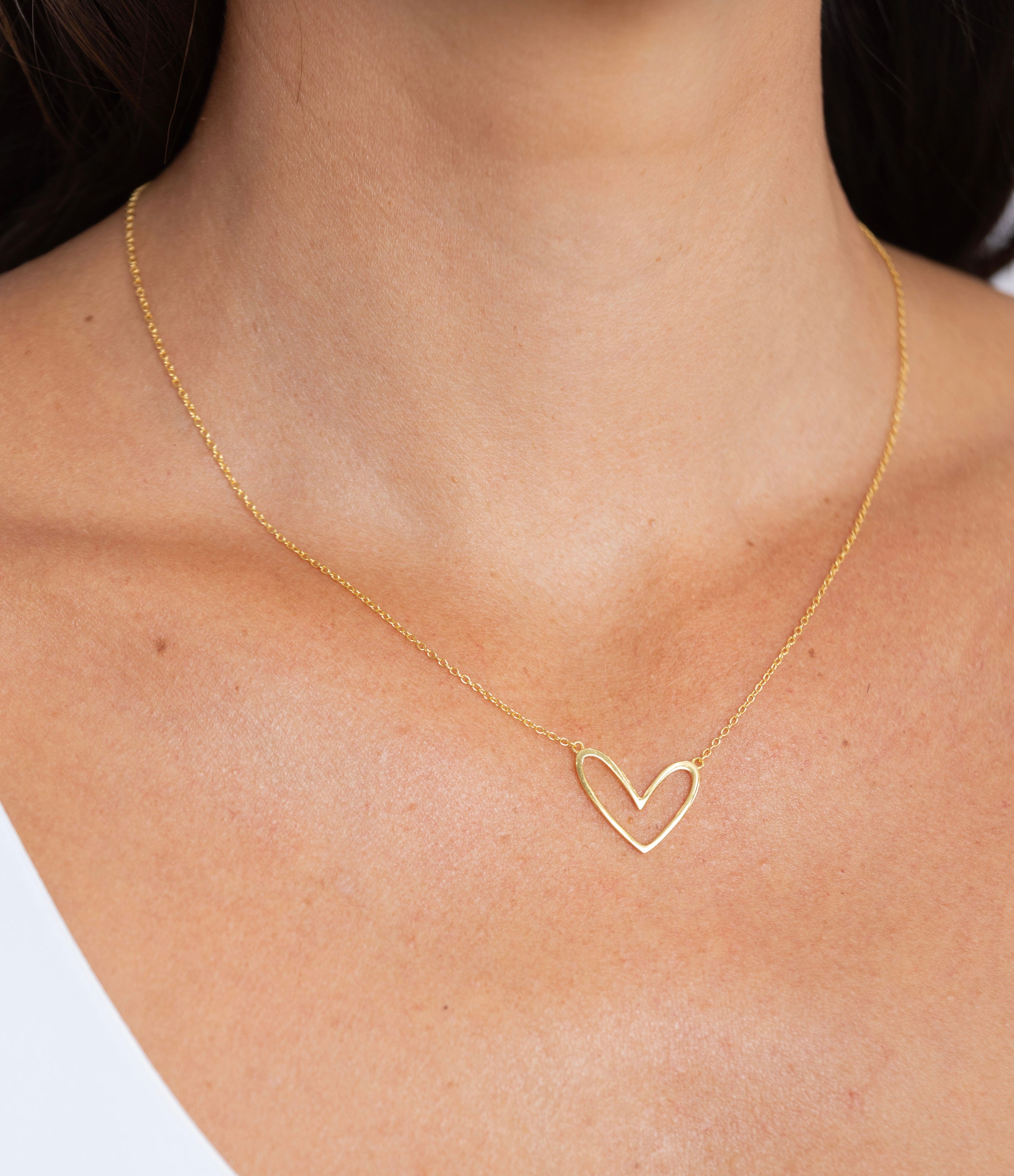 Abigail Open Heart Necklace Secondary image