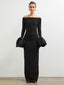 Off-Shoulder Flounce Sleeve Maxi Dress - product image 11