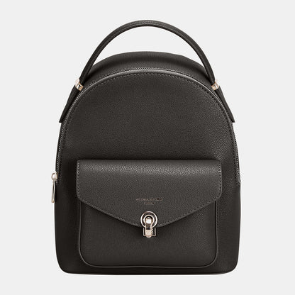 David Jones PU Leather Backpack Bag