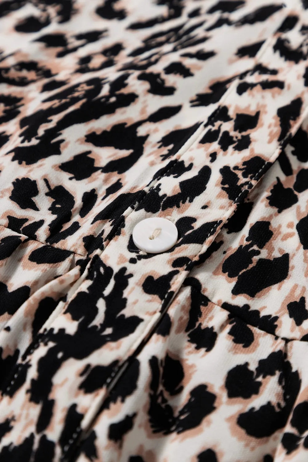 Leopard Notched Long Sleeve Maxi Dress - product image 8