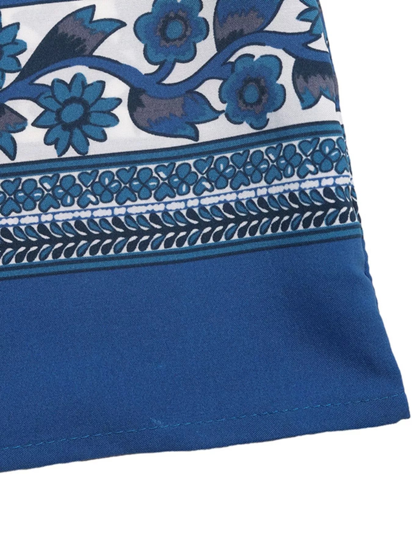 Floral Print Strapless Maxi Dress view 9 - Shopiebay