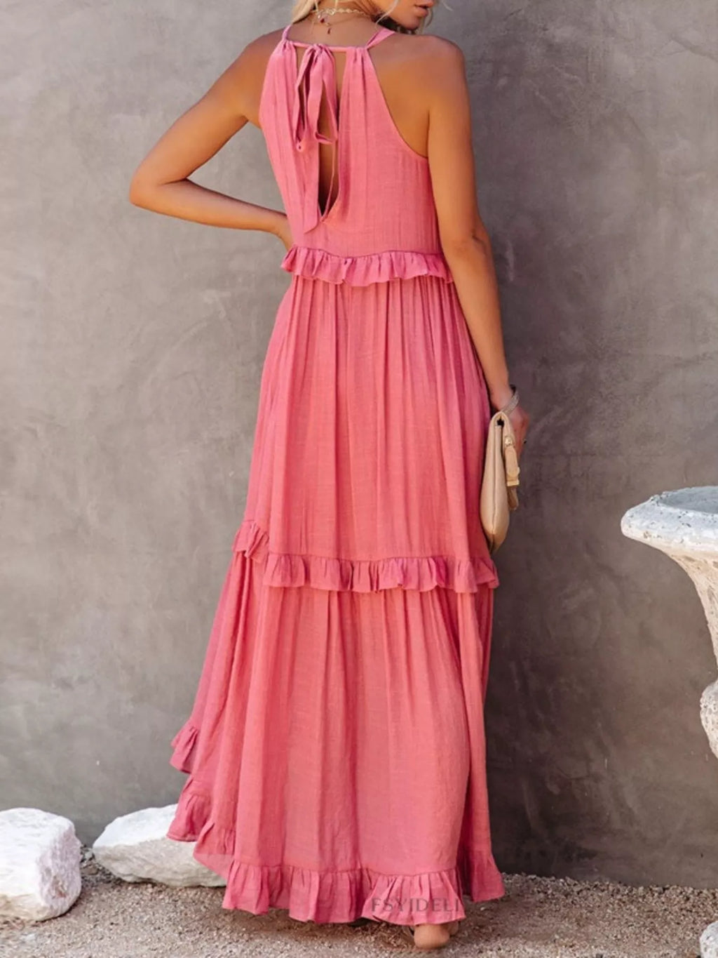 Ruffled Tiered Sleeveless Maxi Dress - product image 3
