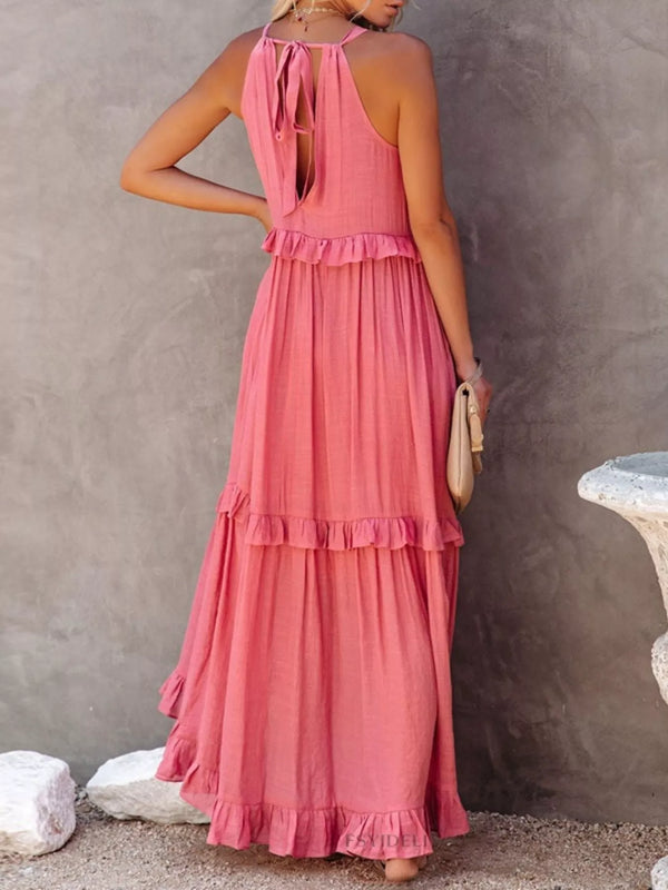 Ruffled Tiered Sleeveless Maxi Dress - product image 3