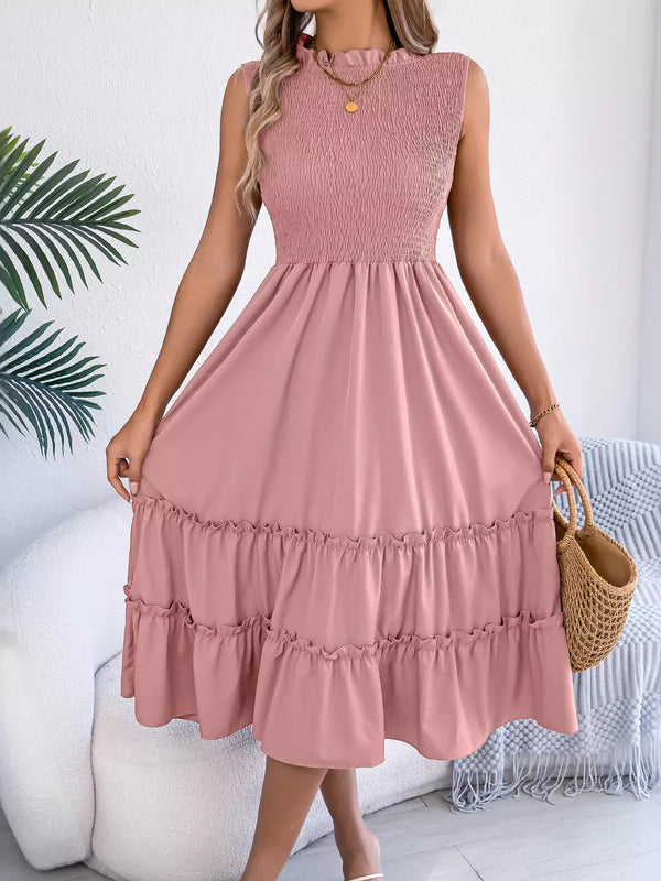 Smocked Sleeveless Tiered Dress - product image 28