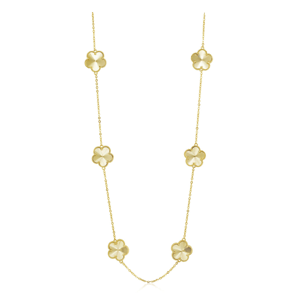 Sahira Adeline Clover Bracelet & Necklace Set – Adeline Clover Necklace