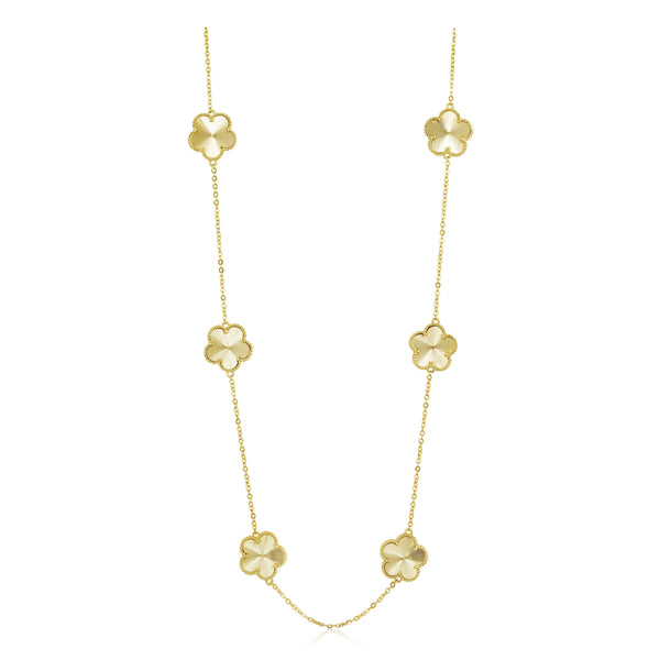 Sahira Adeline Clover Bracelet & Necklace Set – Adeline Clover Necklace
