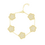 Sahira Adeline Pave Bracelet & Pendant Set – Adeline Clover Pave Bracelet