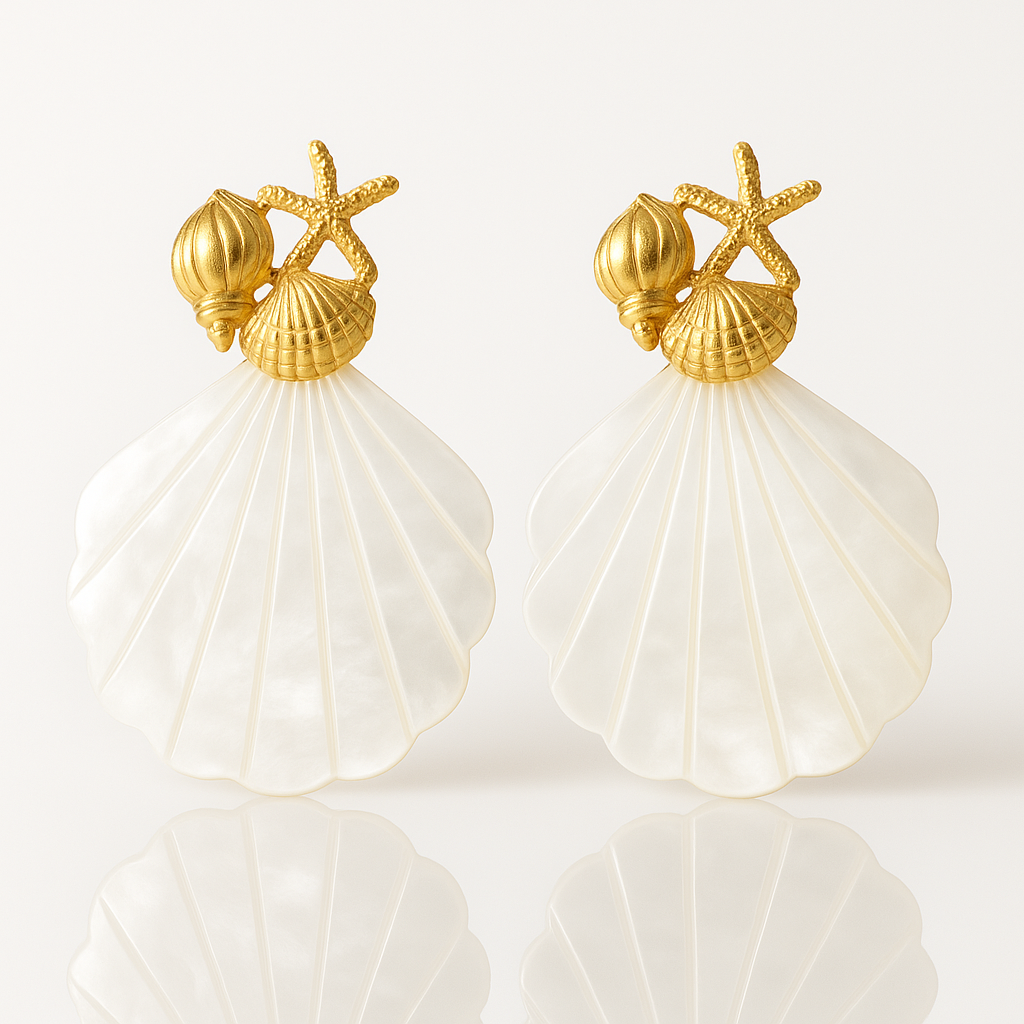 Kyla Shell Earrings Main image