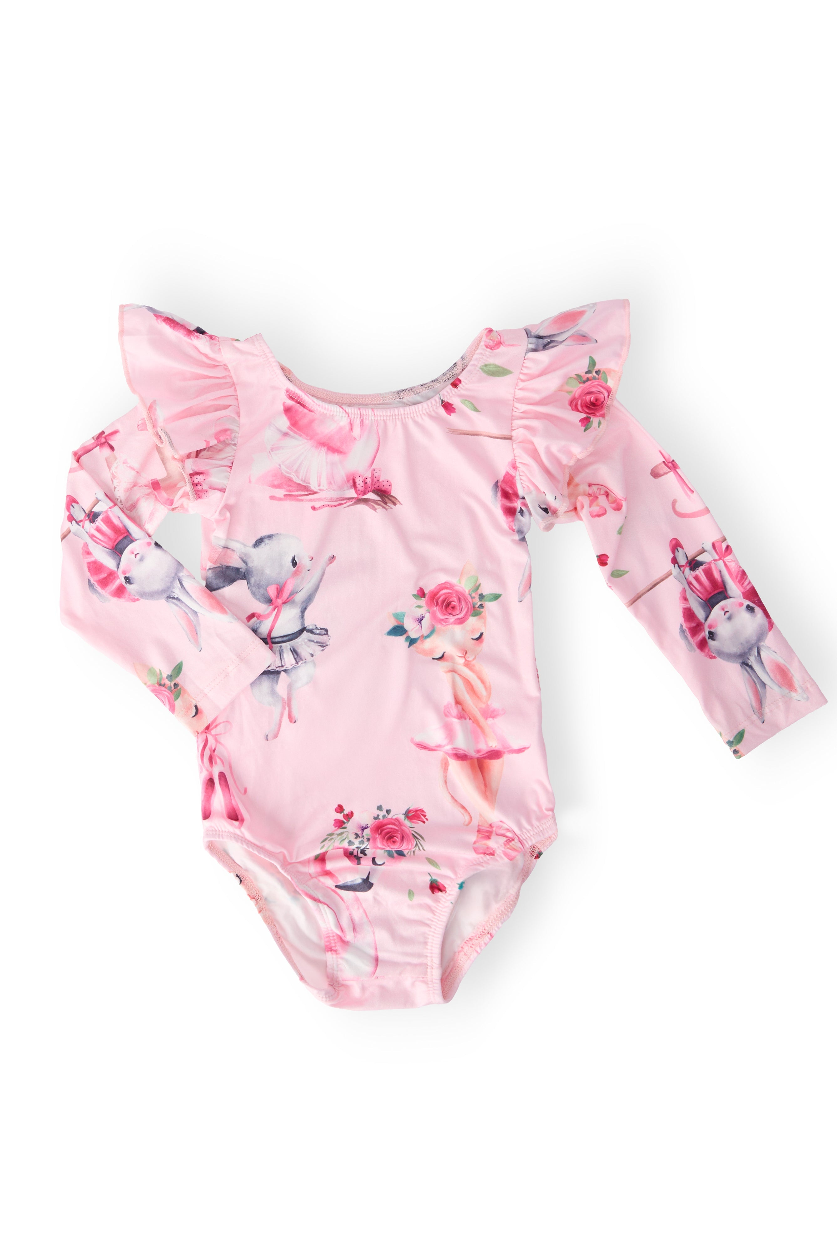 SALE Ballet Beauties L/S Flutter Sleeve Leotard Main image