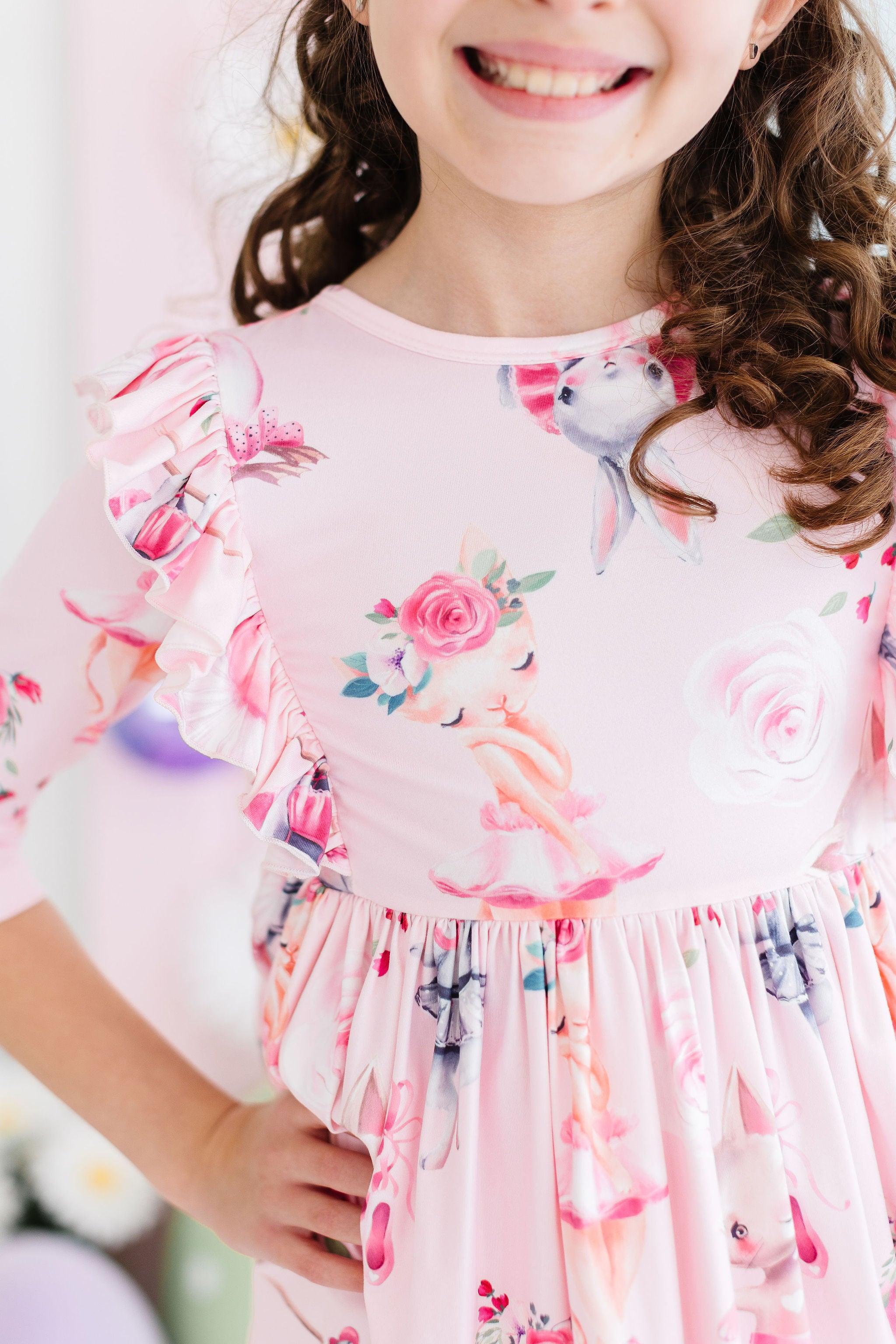SALE Ballet Beauties Ruffle Twirl Dress Secondary image