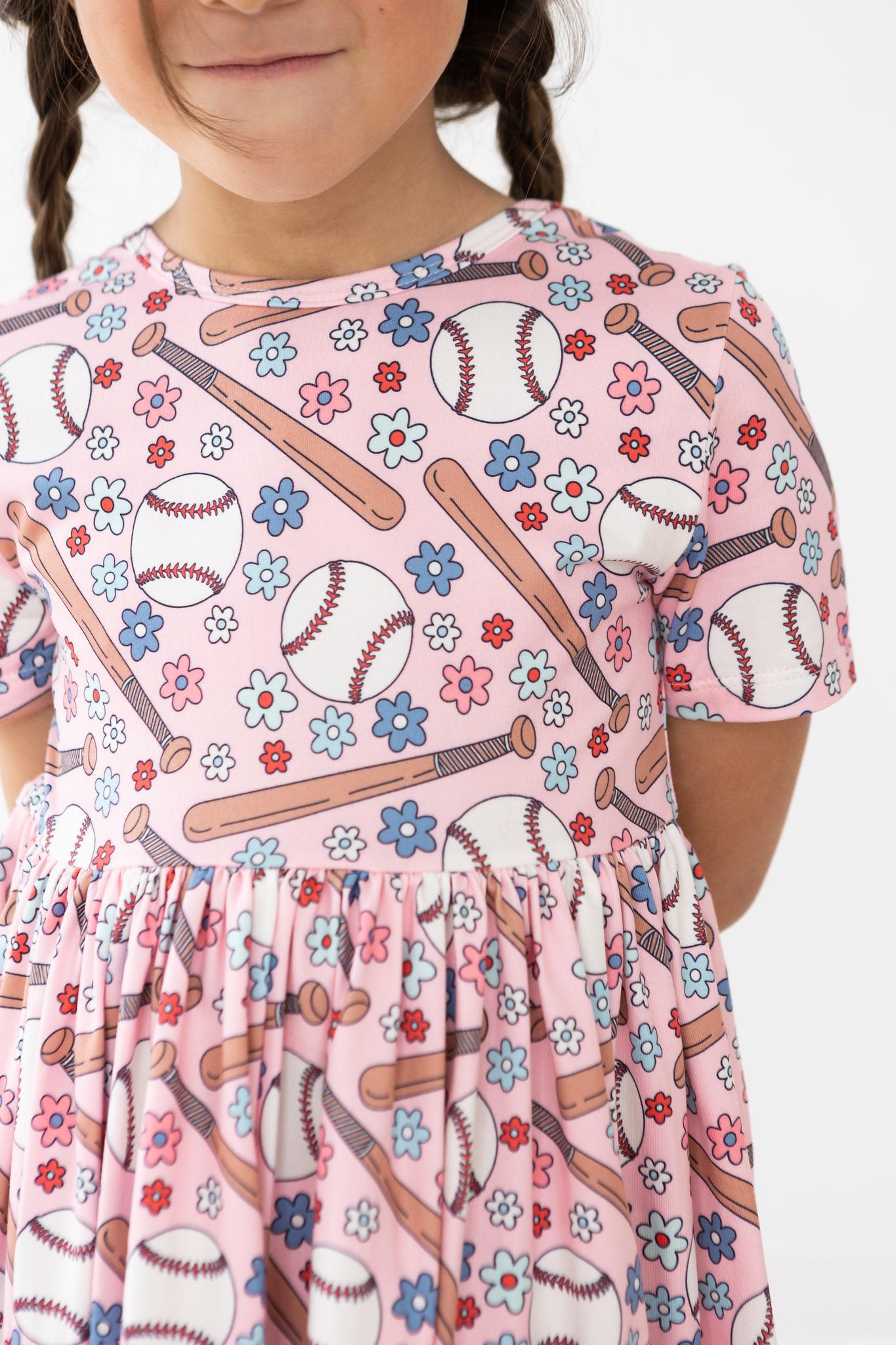 Batter Up S/S Pocket Twirl Dress Secondary image
