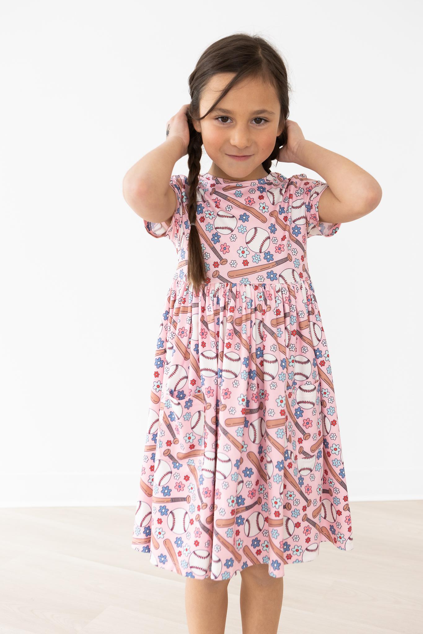 Batter Up S/S Pocket Twirl Dress Main image