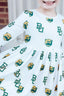 Baylor White Bear 3/4 Sleeve Pocket Twirl Dress