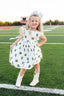 Baylor White Bear Flutter Twirl Dress