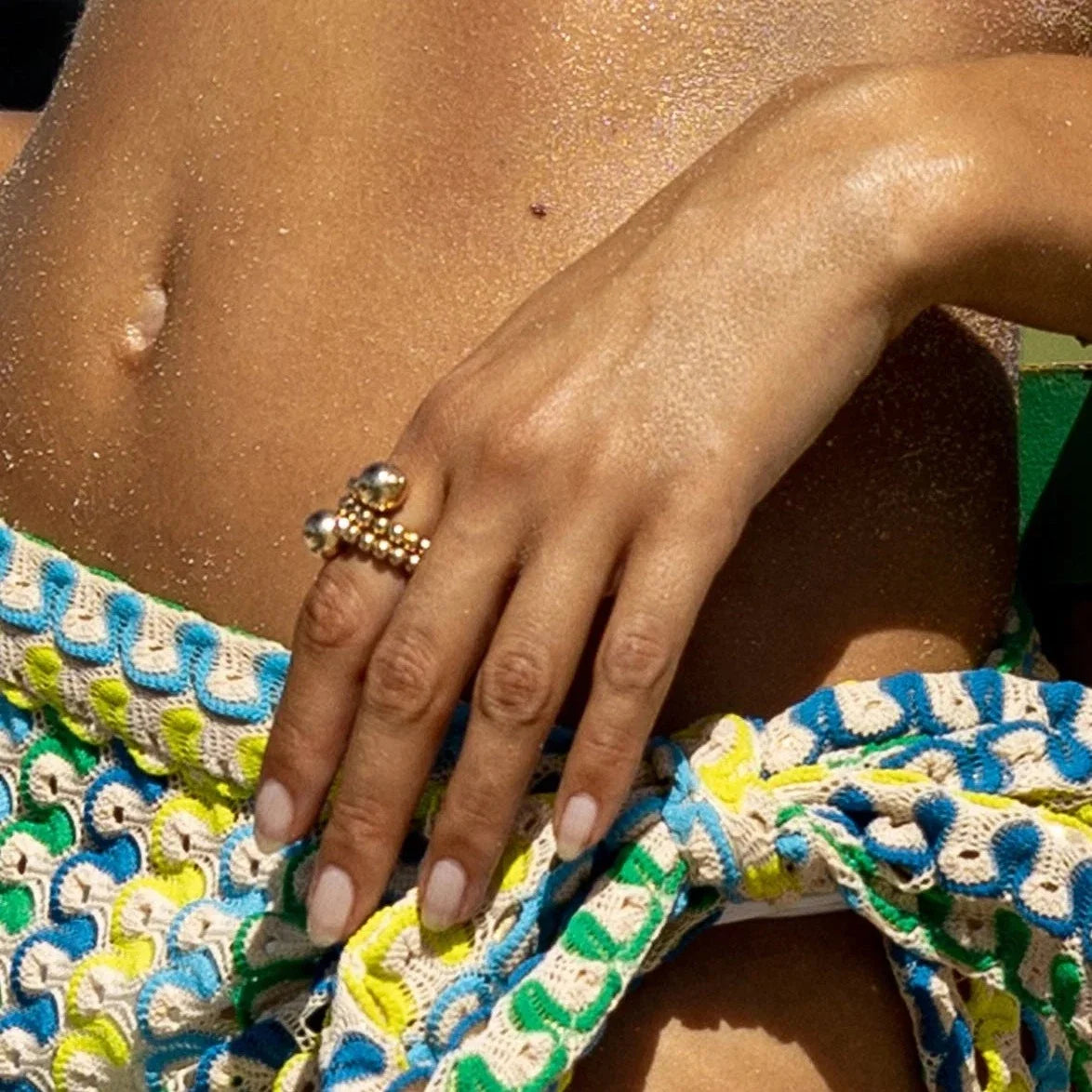 Bead Wrap Ring Secondary image