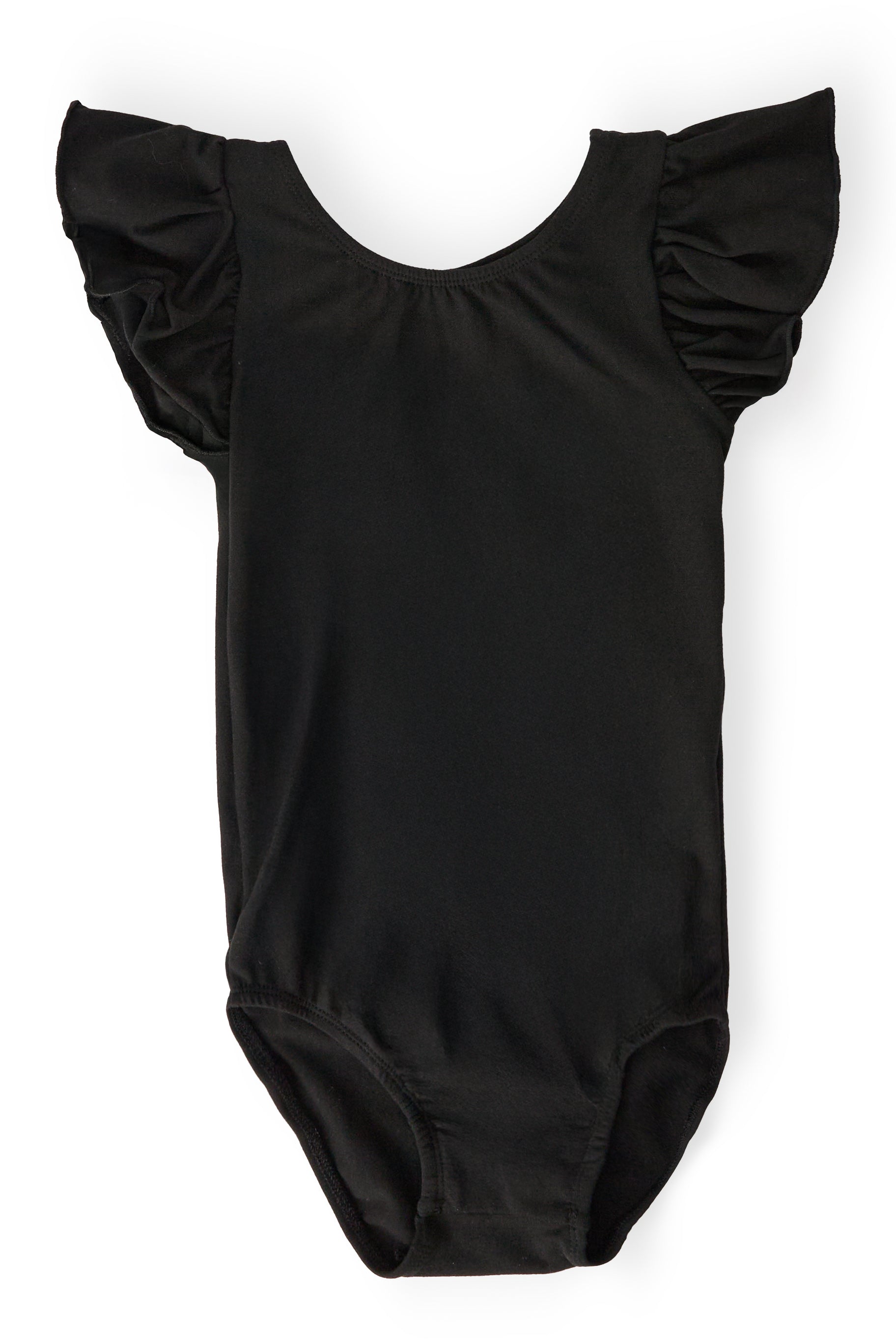Black S/S Flutter Sleeve Leotard Main image