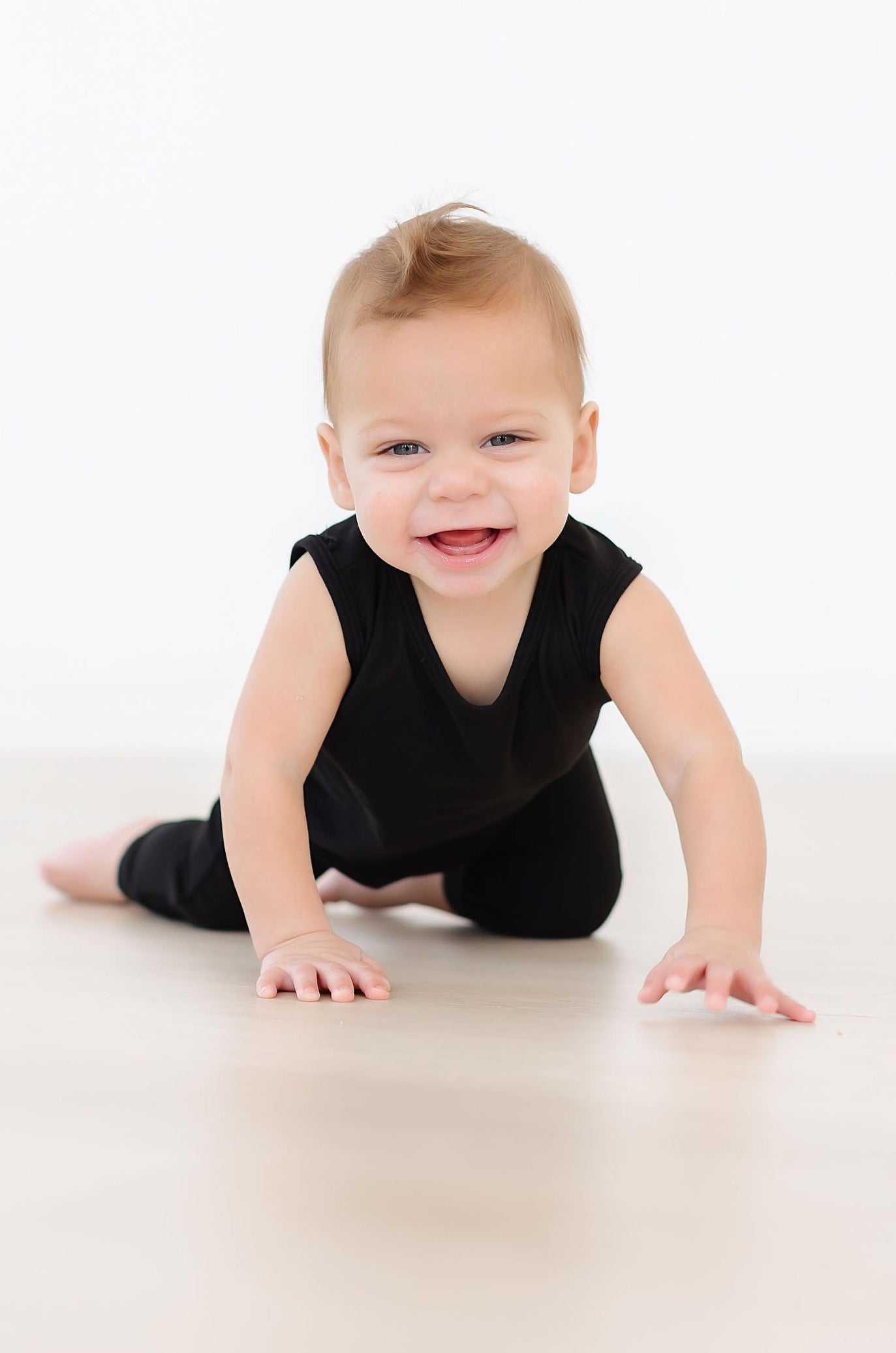 Black Tank One-Piece Jogger Secondary image