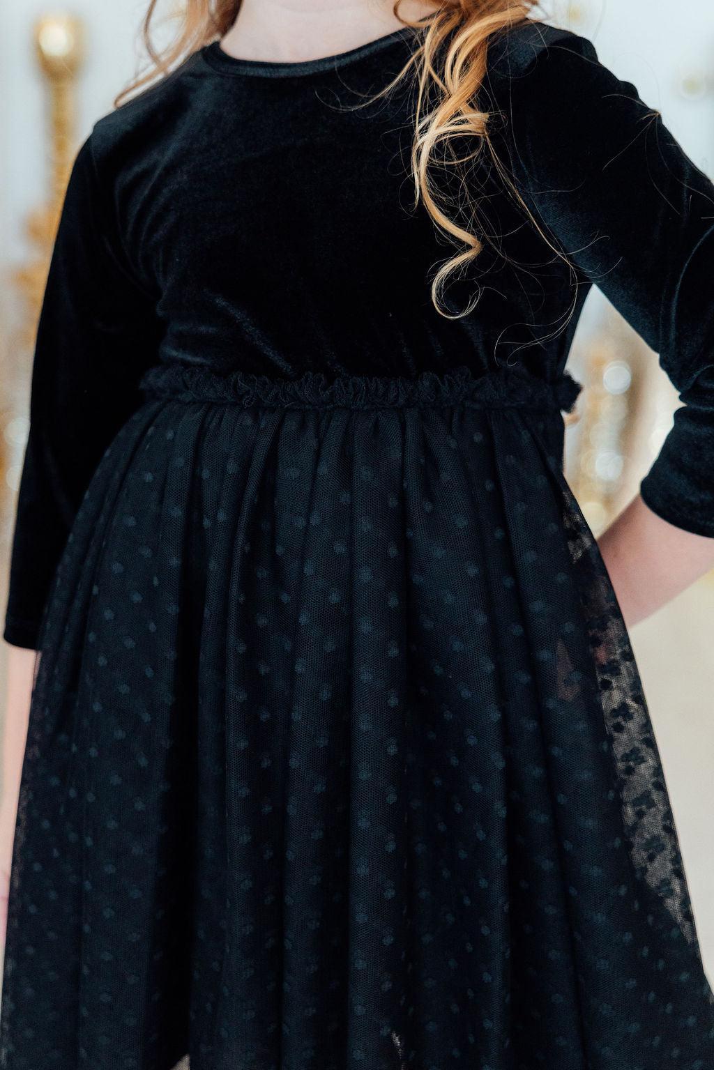 Black Velvet Tutu Dress Main image
