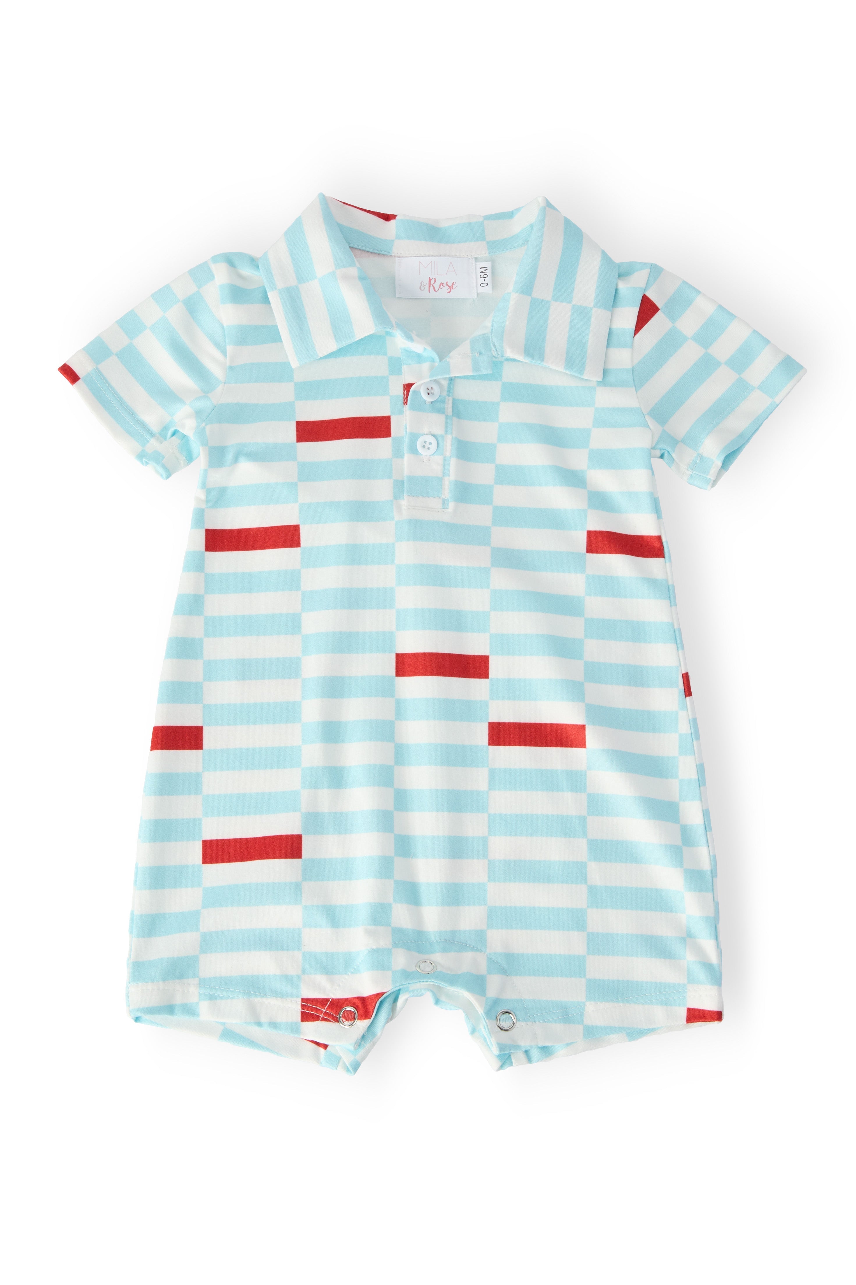 Block Party Polo Shorty One-Piece Main image