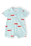 Block Party Polo Shorty One-Piece