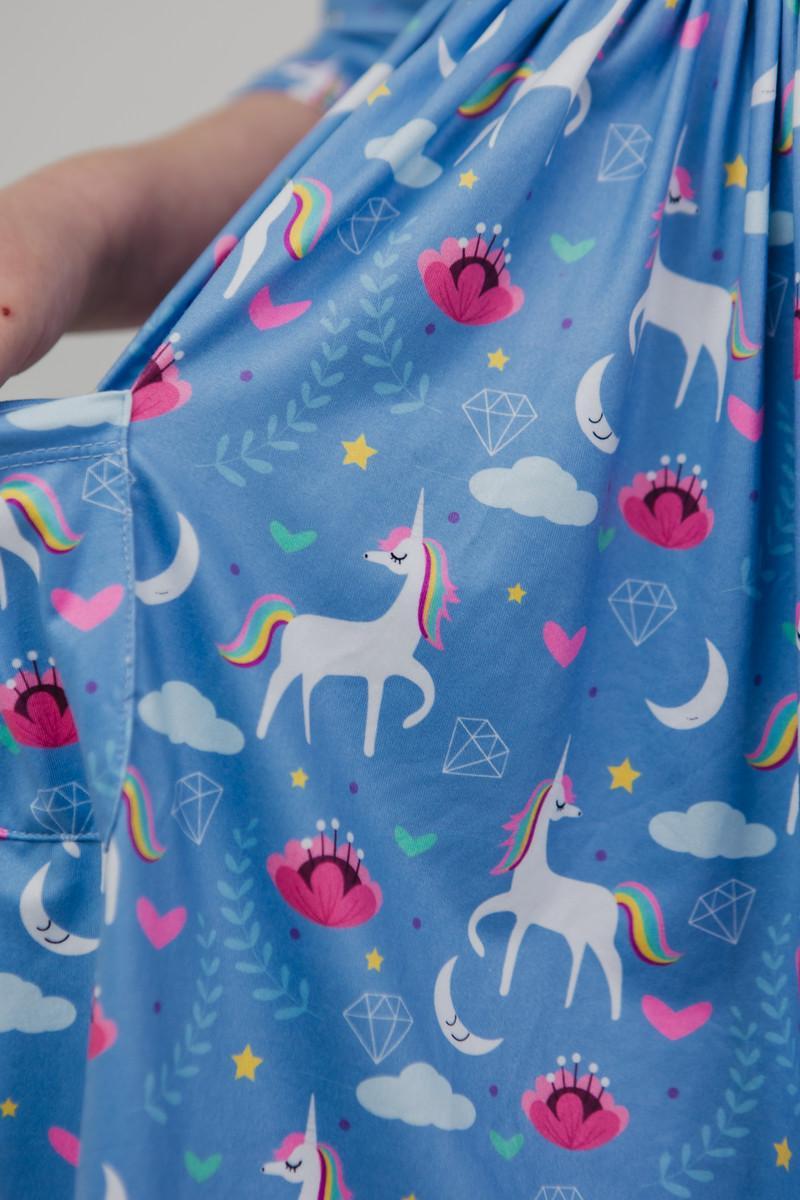 Blue Moon 3/4 Sleeve Pocket Twirl Dress Secondary image