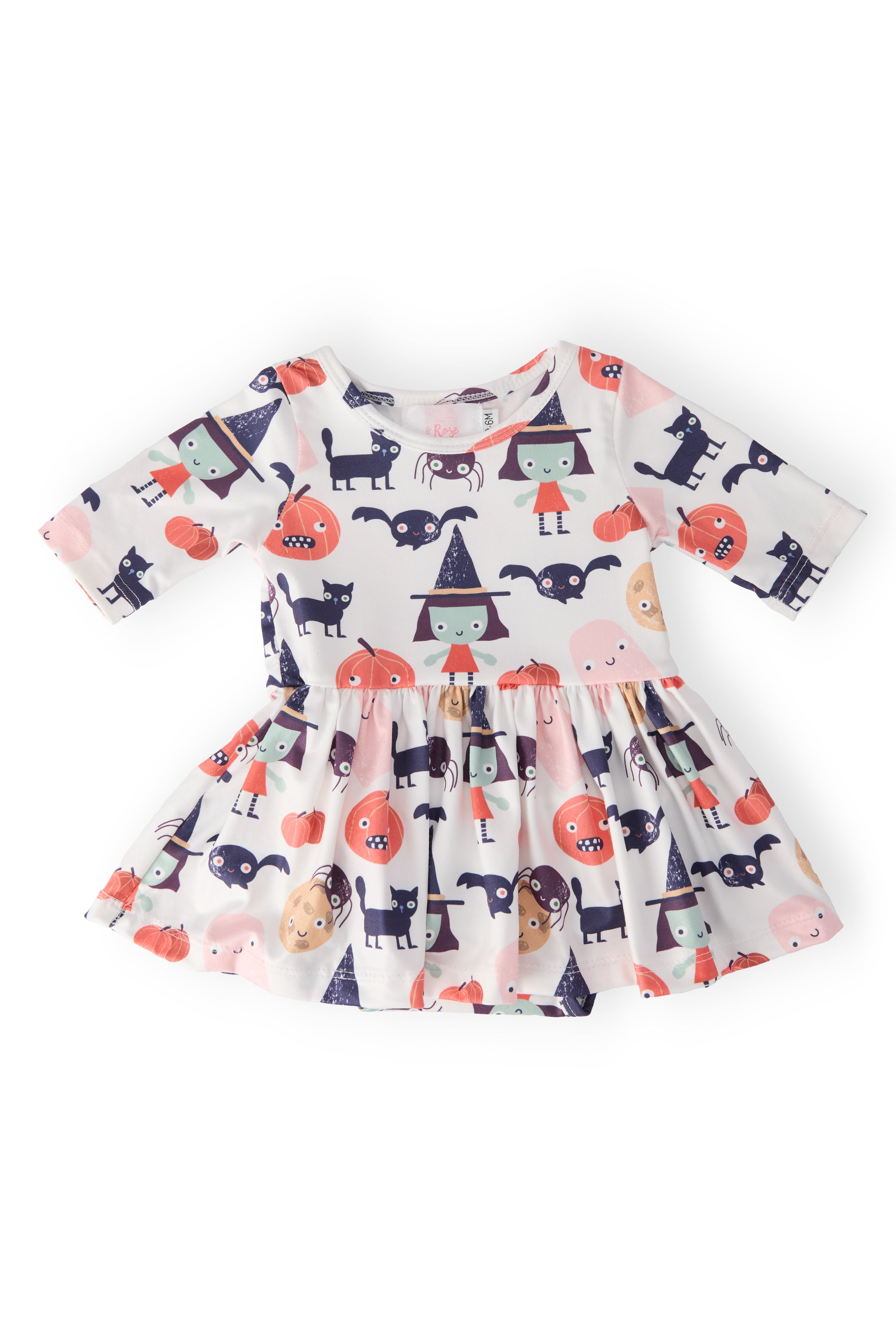 Boo Crew 3/4 Sleeve Twirl Bodysuit Main image