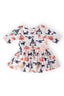 Boo Crew 3/4 Sleeve Twirl Bodysuit